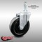 Service Caster 5 Inch SS Hard Rubber Wheel Swivel 10mm Threaded Stem Caster SCC-SSTS20S514-HRS-M1015 - alternate 1